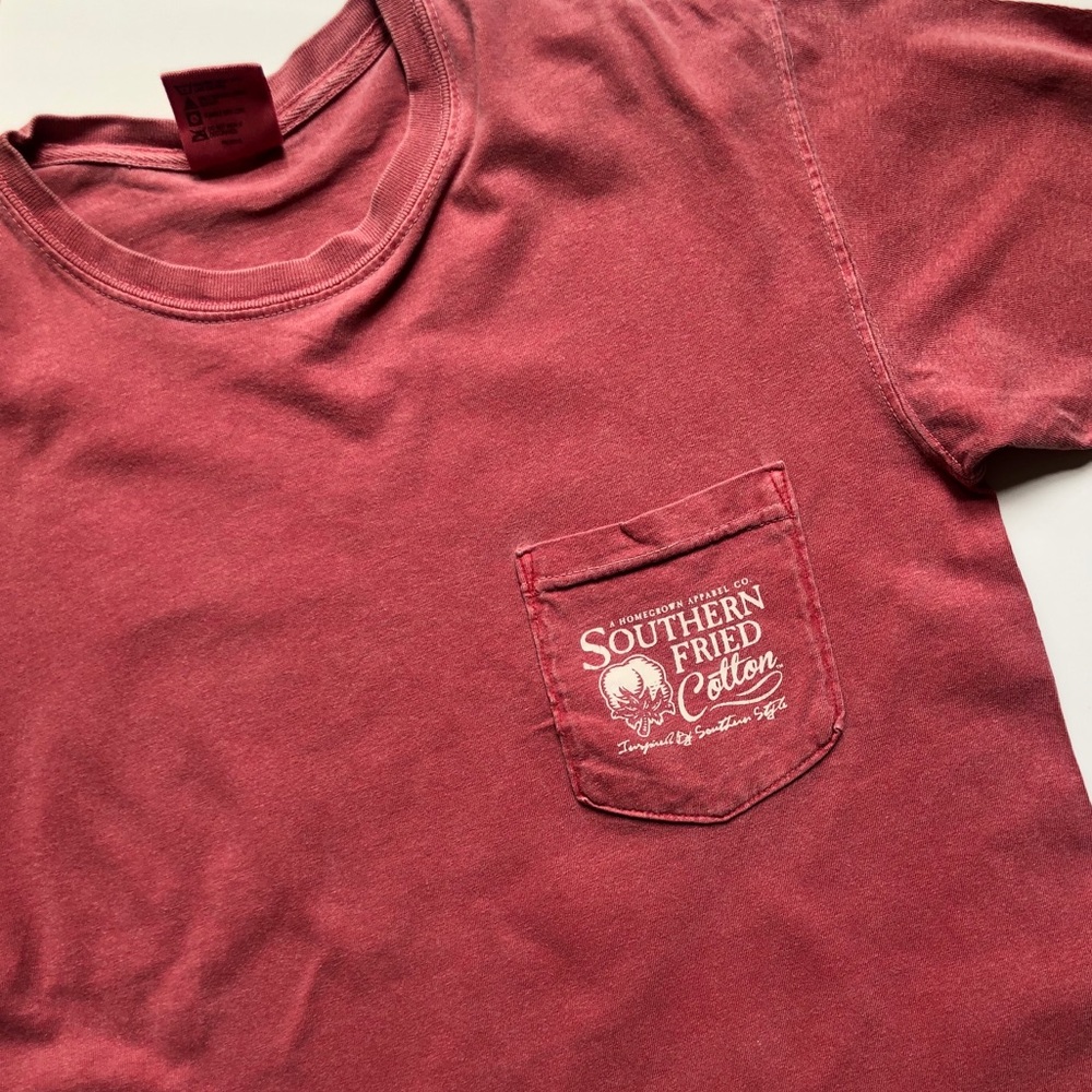 Southern Fried Cotton Pocket Tee - Comfort Colors